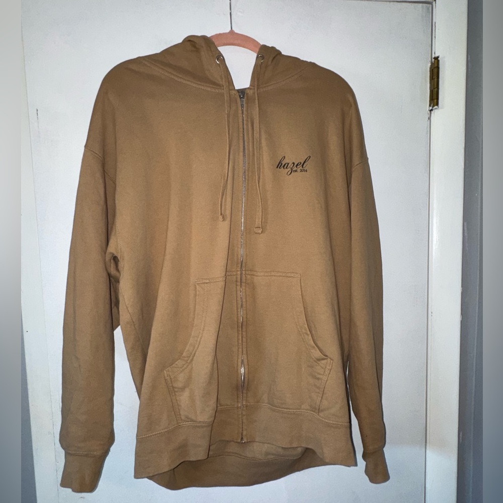 Hazel Boutique angel number zip up hoodie